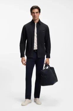 BOSS x ASTON MARTIN T-shirt in mercerised cotton jacquard