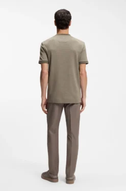 BOSS x ASTON MARTIN T-shirt in wool-cotton jacquard