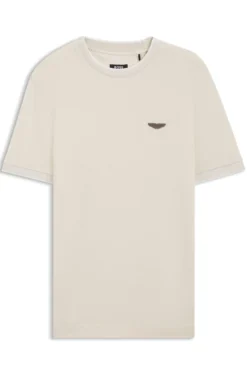 BOSS x ASTON MARTIN T-shirt in wool-cotton jacquard