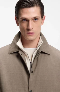 BOSS x ASTON MARTIN wool-blend jacket