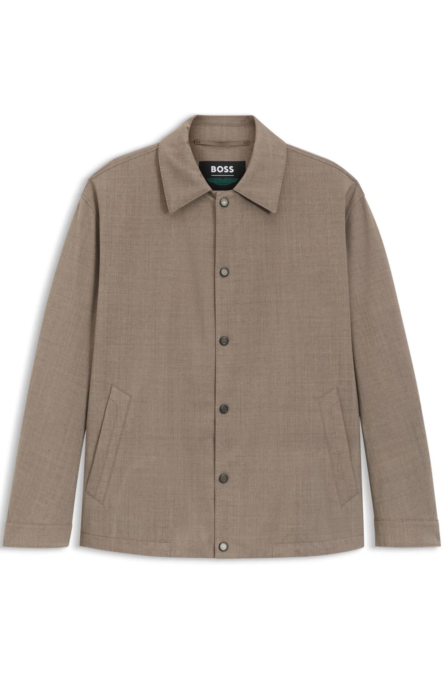 BOSS x ASTON MARTIN wool-blend jacket