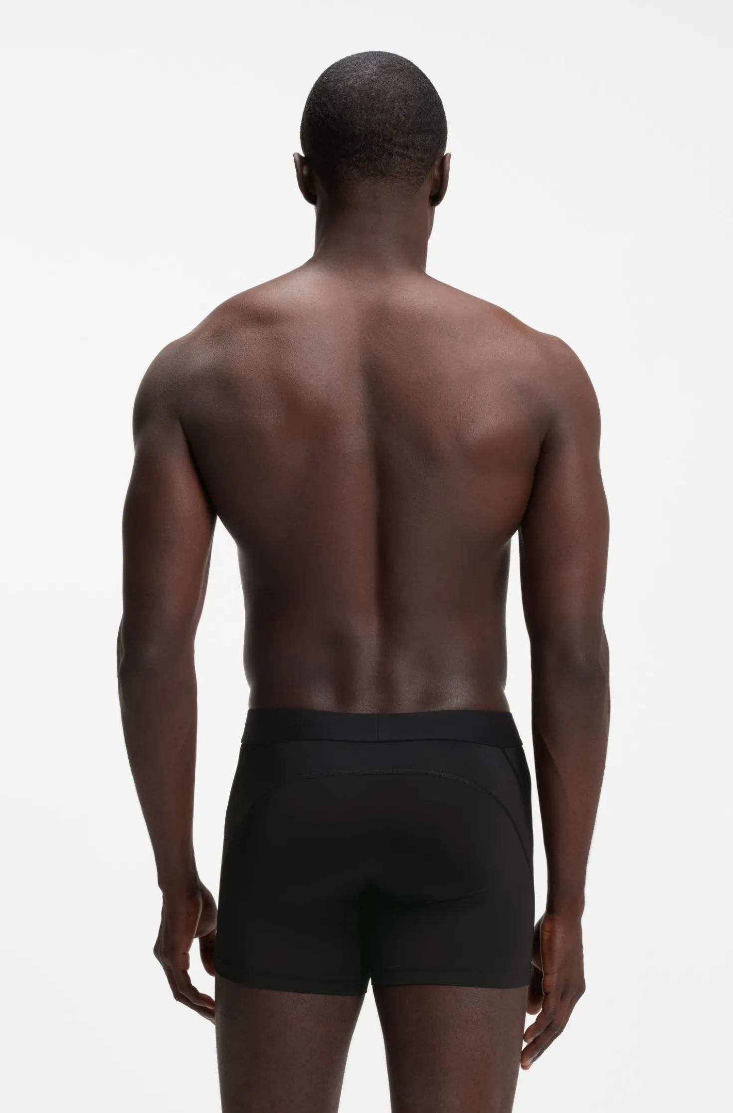 Breathable boxer briefs in quick-drying microfibre