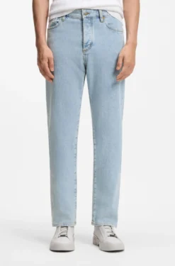 Bright-blue jeans in comfort-stretch denim