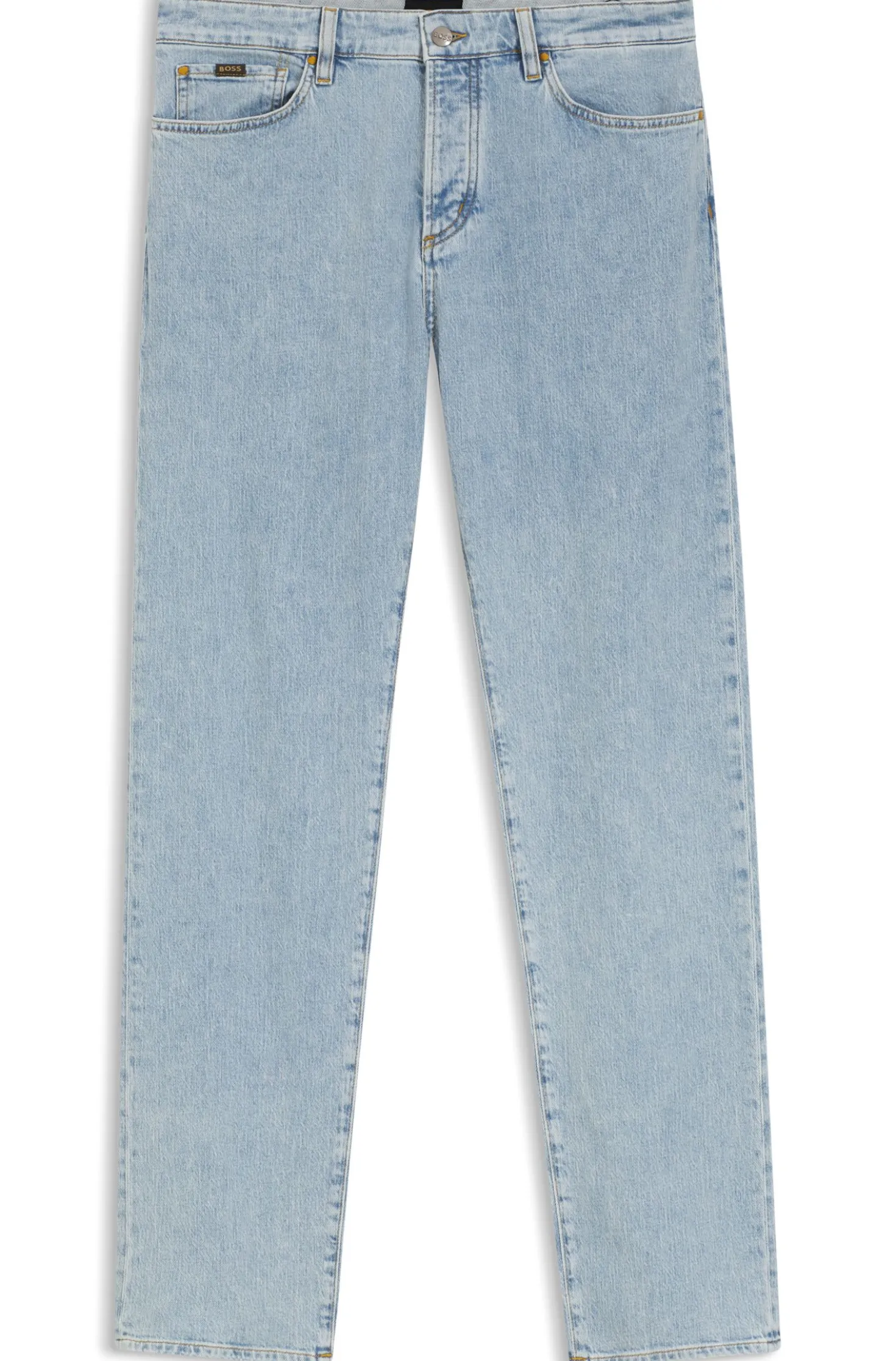 Bright-blue jeans in comfort-stretch denim