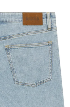 Bright-blue jeans in comfort-stretch denim