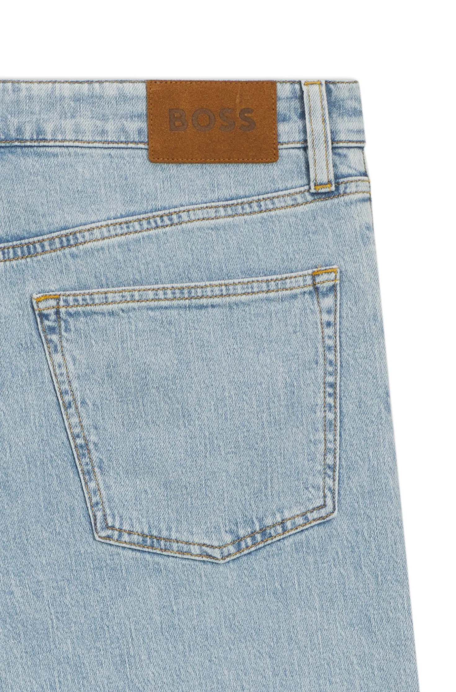 Bright-blue jeans in comfort-stretch denim