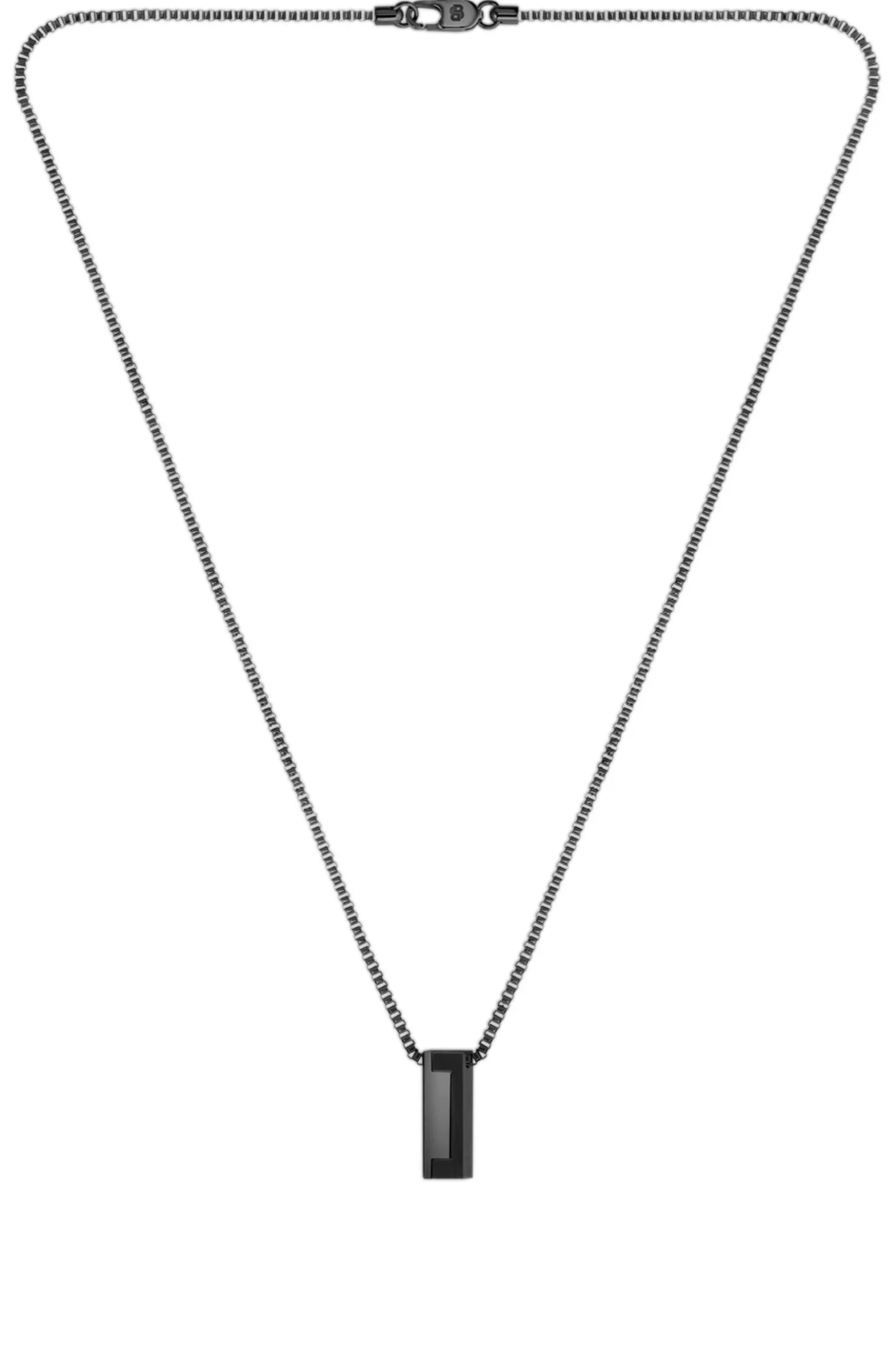 Brushed and polished necklace
