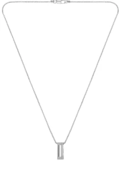 Brushed and polished necklace