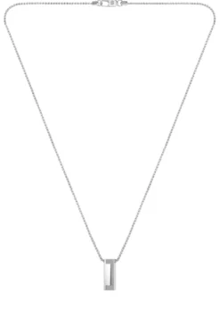 Brushed and polished necklace