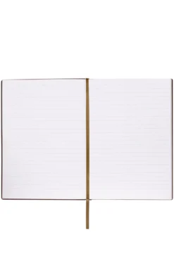 Burgundy A5 notebook with Double B monogram