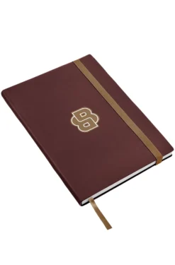 Burgundy A5 notebook with Double B monogram