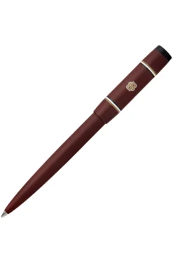 Burgundy ballpoint pen with Double B monogram