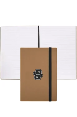 Camel A5 notebook with Double B monogram
