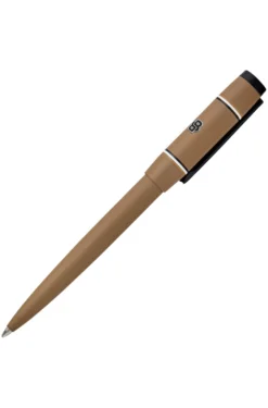 Camel-toned ballpoint pen with Double B monogram