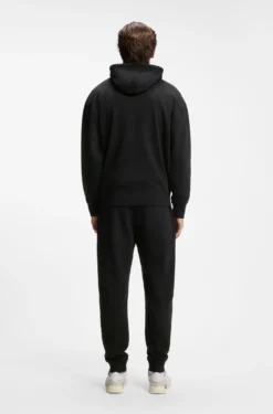 Casual cotton tracksuit set with a minimalist logo