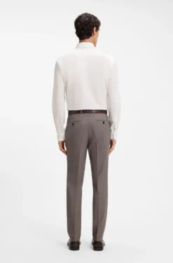 Casual-fit heritage shirt in cotton poplin