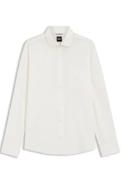 Casual-fit heritage shirt in cotton poplin