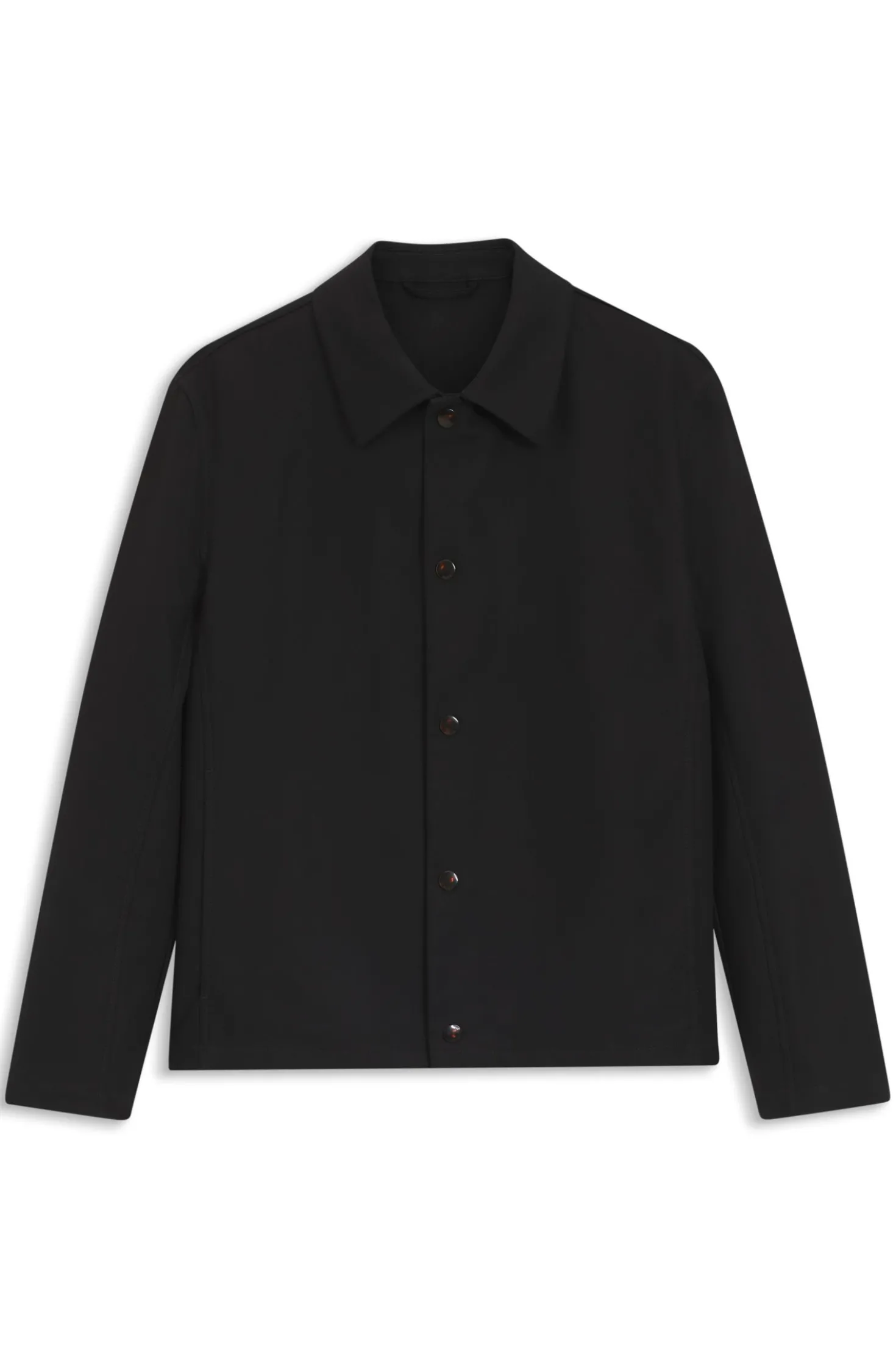 Coach jacket in double-faced cotton