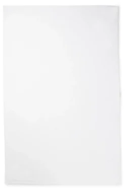 Cotton bath sheet with contrast embroidered logo