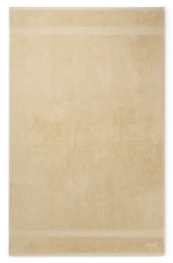 Cotton bath sheet with embroidered logo