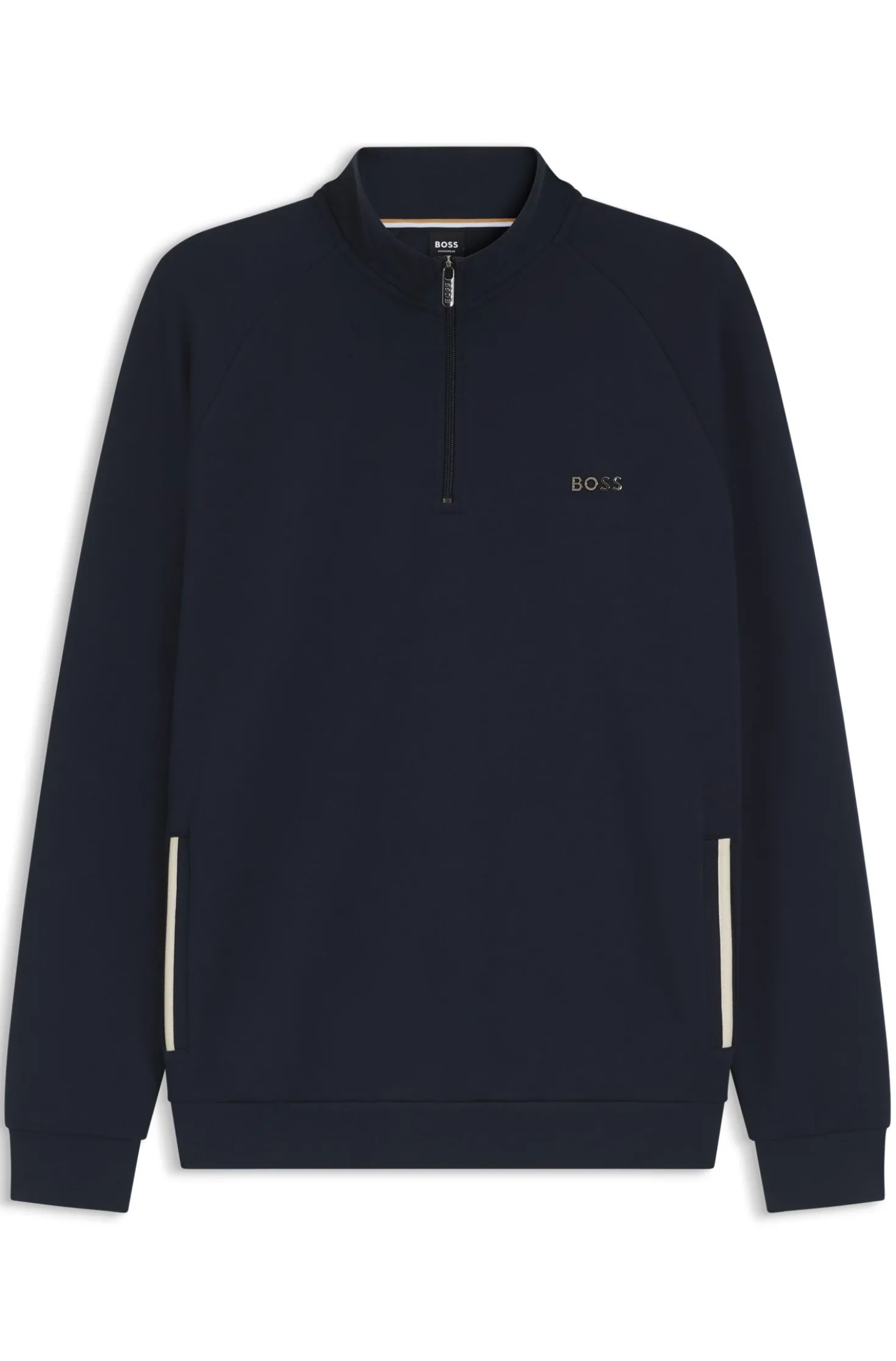 Cotton-blend jacket with metallic logo