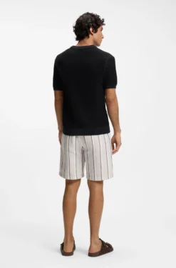 Cotton-blend knit T-shirt