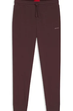 Cotton-blend pyjama bottoms with embroidered logo