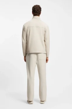Cotton-blend sweatshirt with tennis-themed logo