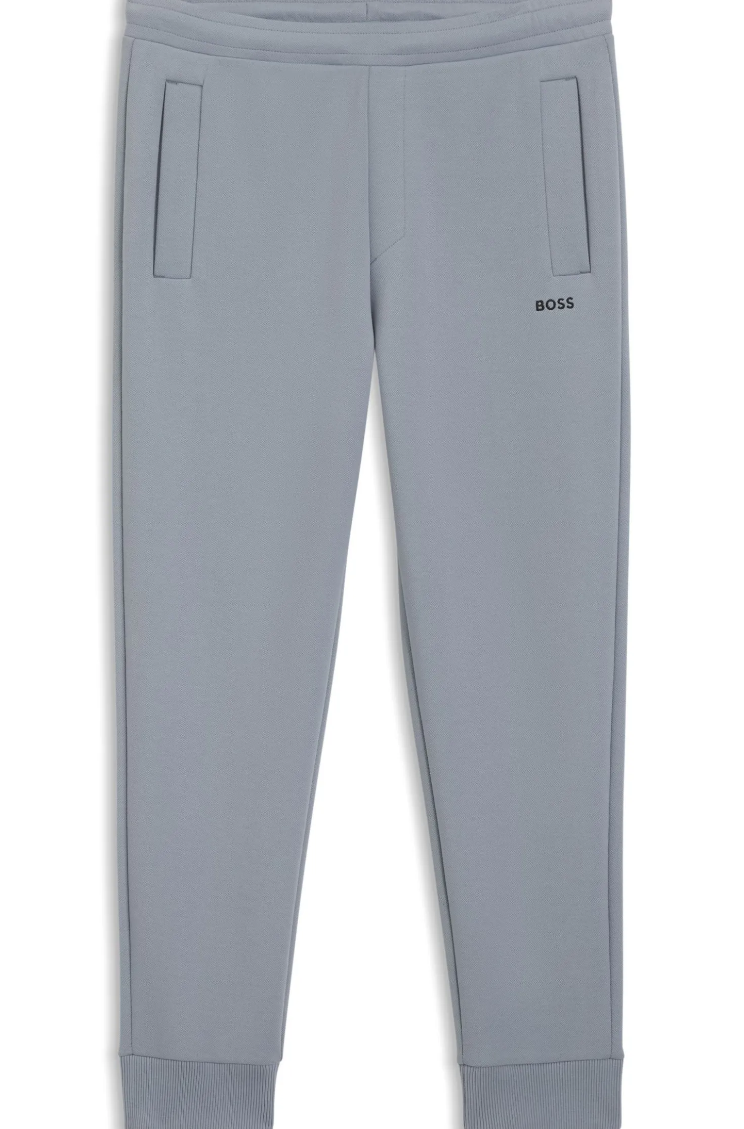 Cotton-blend tracksuit bottoms with embroidered logo