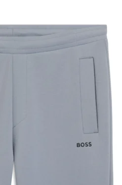 Cotton-blend tracksuit bottoms with embroidered logo