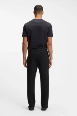 Cotton-blend tracksuit bottoms with pintuck pleats