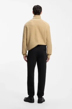Cotton-blend tracksuit bottoms with stacked logo