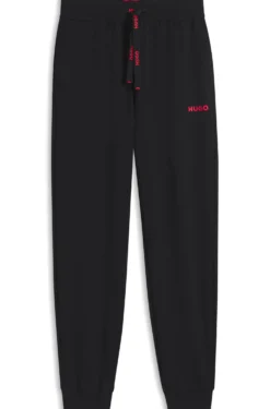 Cotton-blend tracksuit bottoms with logo details