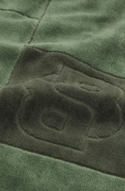 Cotton hand towel with carved Double B monogram