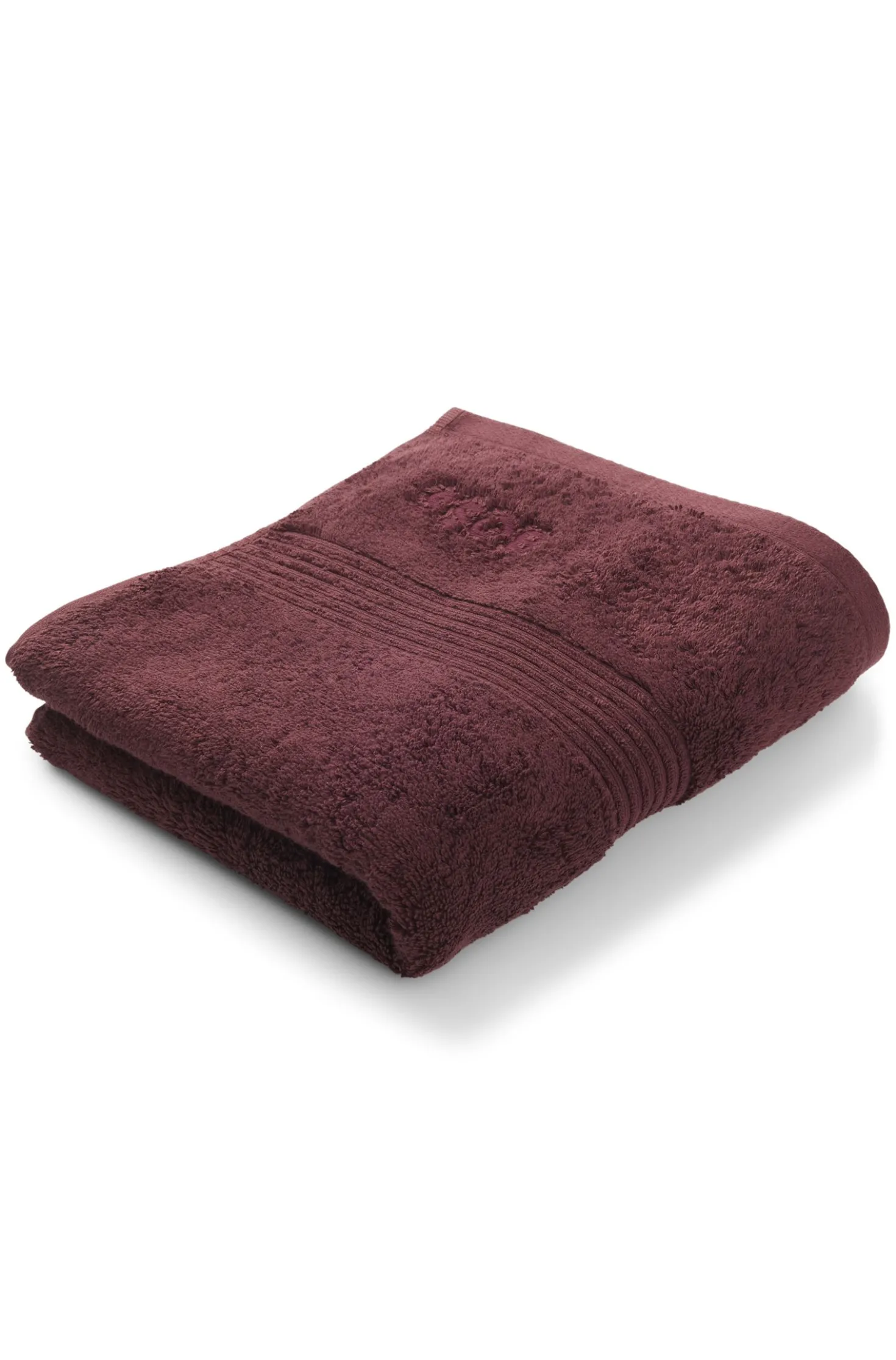 Cotton hand towel with embroidered logo