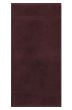 Cotton hand towel with embroidered logo