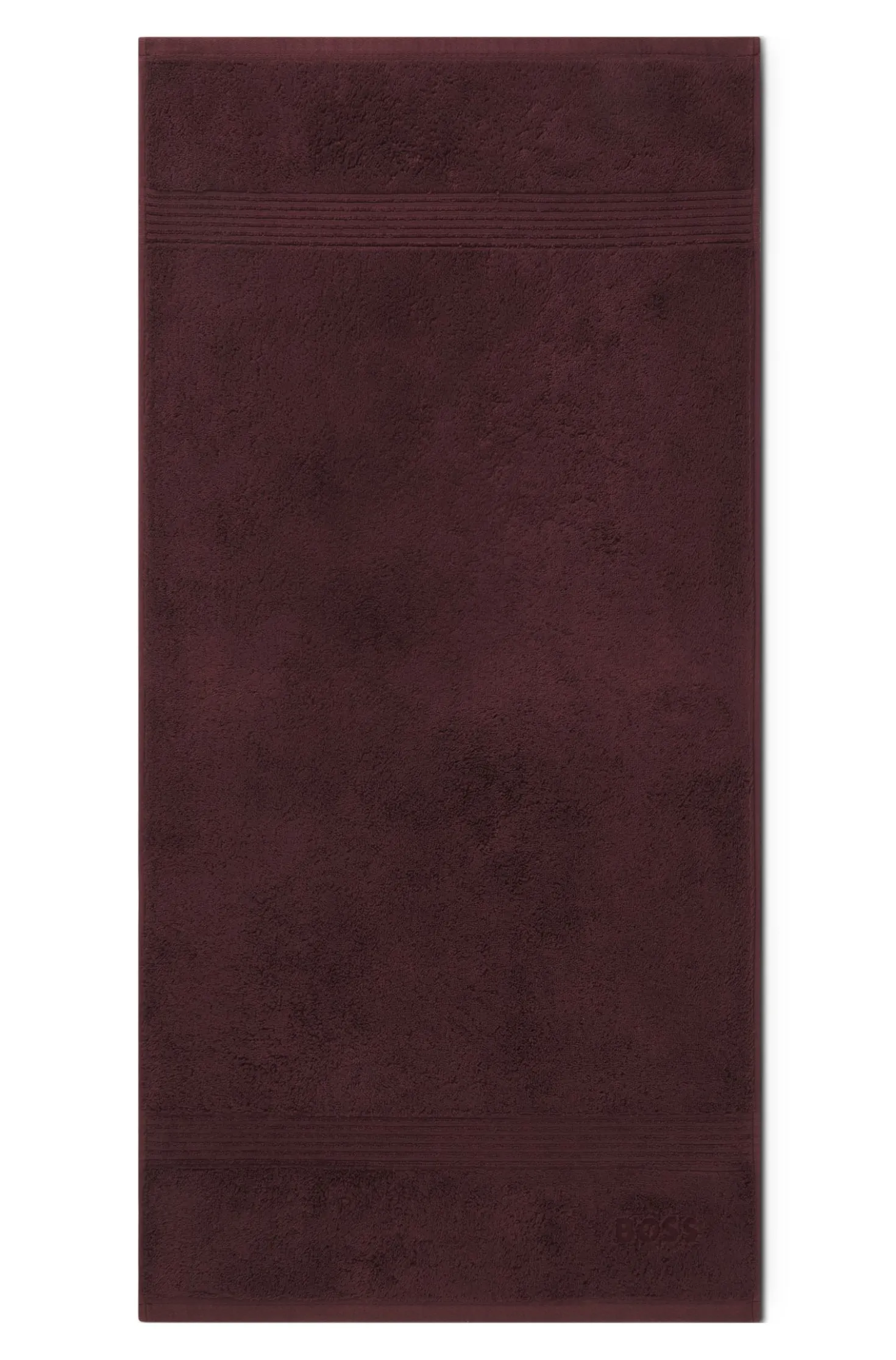 Cotton hand towel with embroidered logo