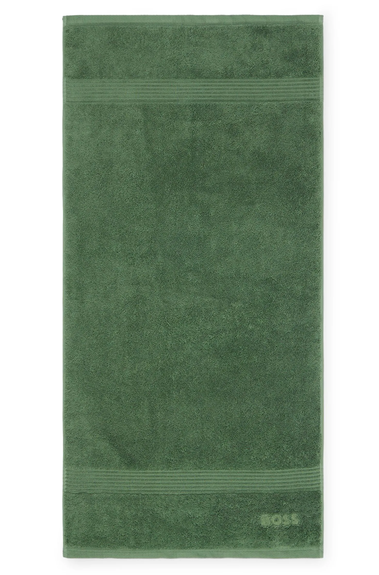 Cotton hand towel with embroidered logo