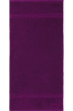 Cotton hand towel with embroidered logo