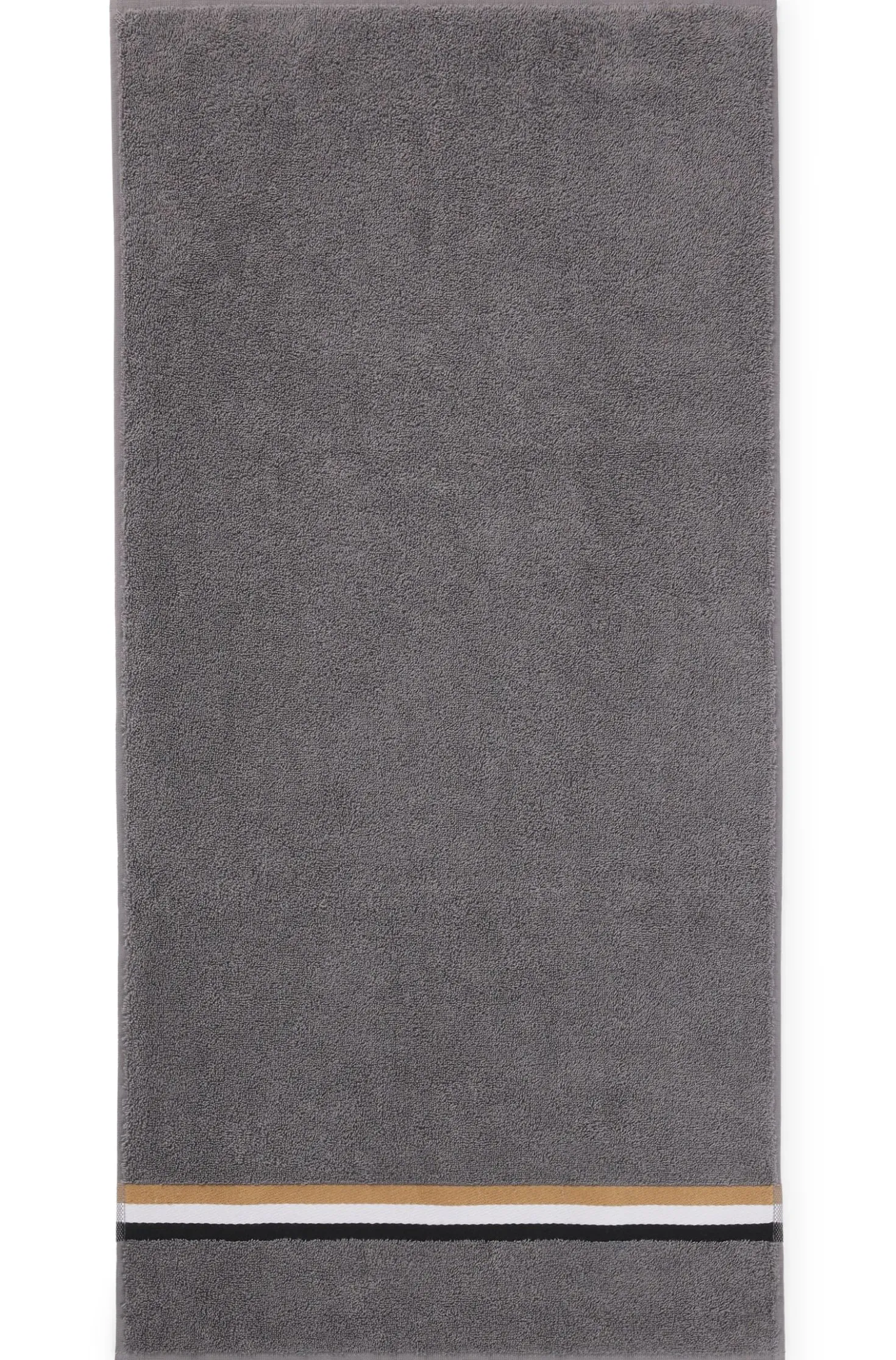 Cotton hand towel with signature stripe