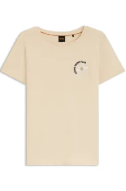 Cotton-jersey slim-fit T-shirt with printed artwork