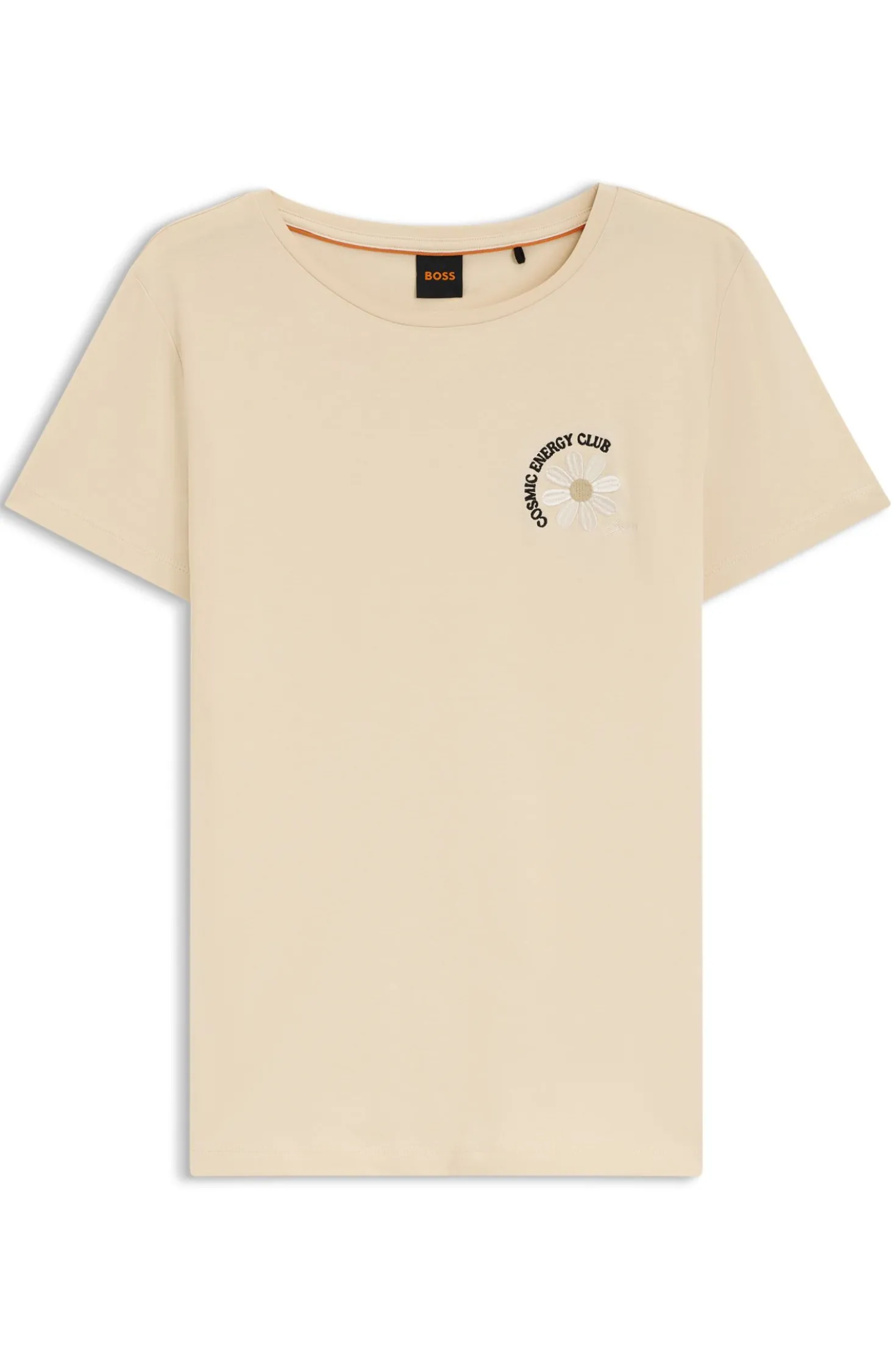 Cotton-jersey slim-fit T-shirt with printed artwork