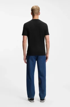 Cotton-jersey T-shirt with animal artwork