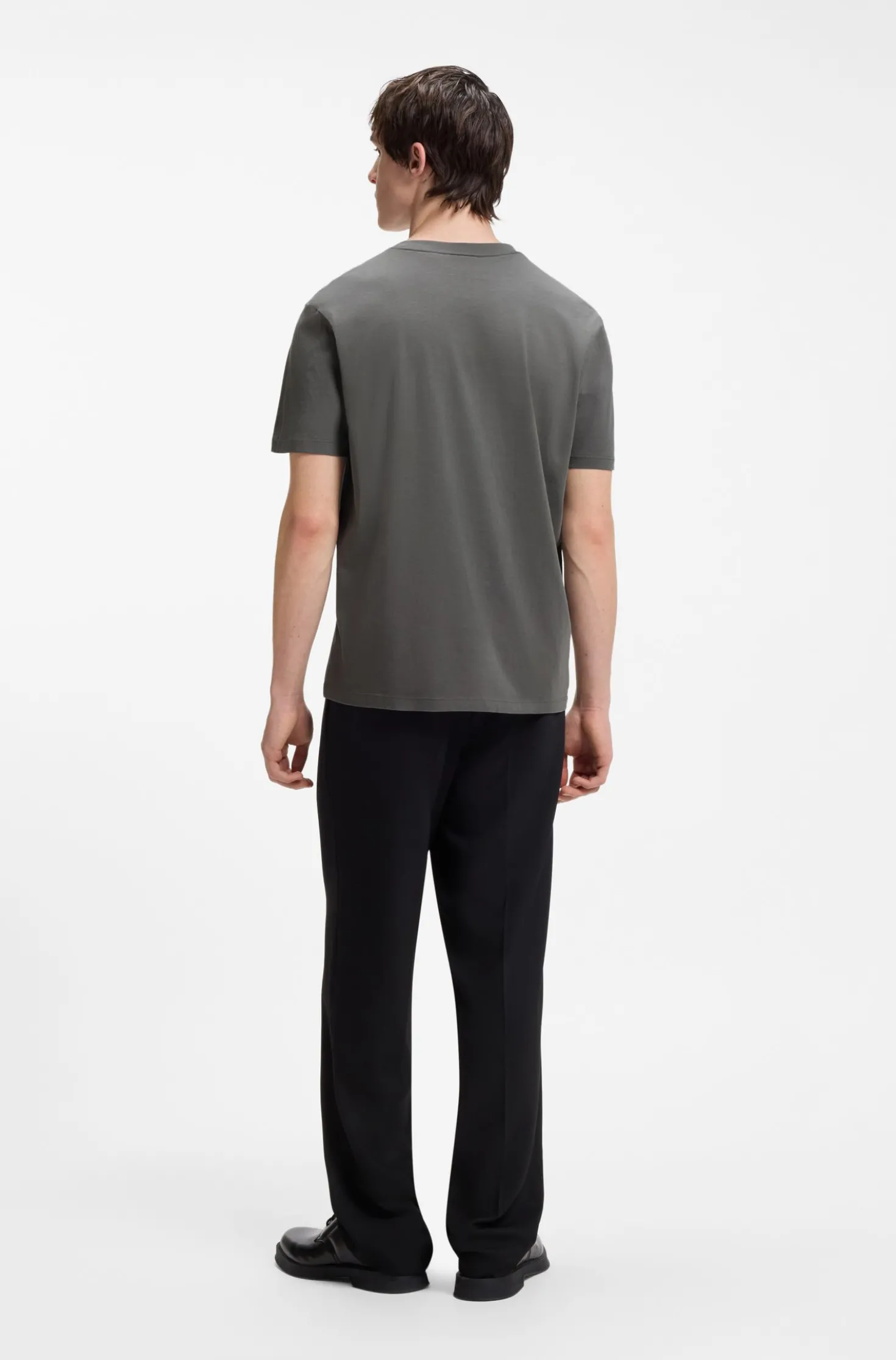 Cotton-jersey T-shirt with biker-inspired artwork