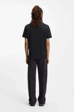 Cotton-jersey T-shirt with cobra print