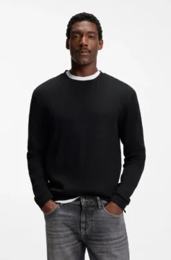 Cotton-jersey T-shirt with crew neck