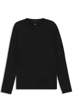 Cotton-jersey T-shirt with crew neck