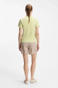 Cotton-jersey T-shirt with embroidered script logo