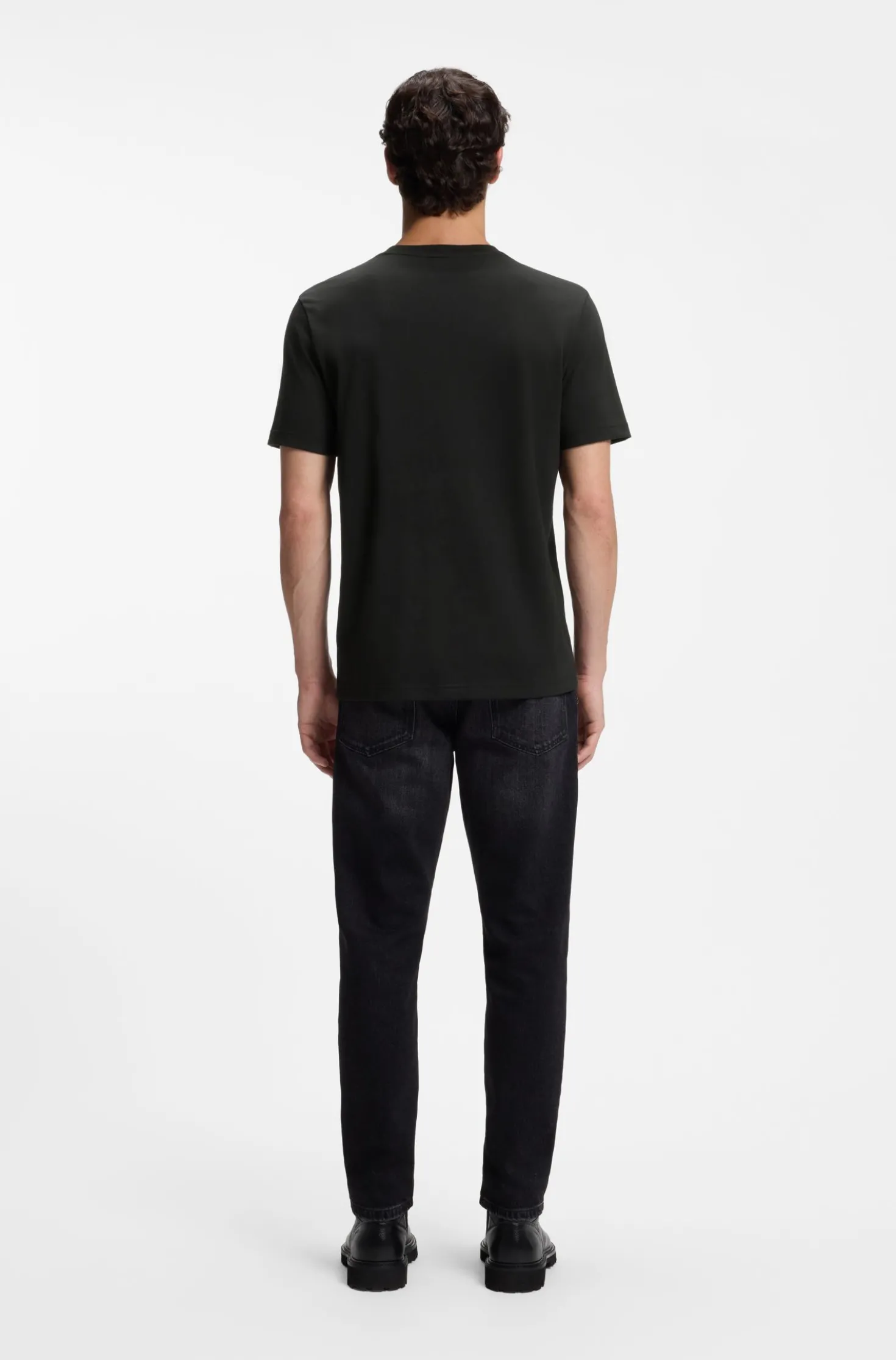 Cotton-jersey T-shirt with graphic artwork
