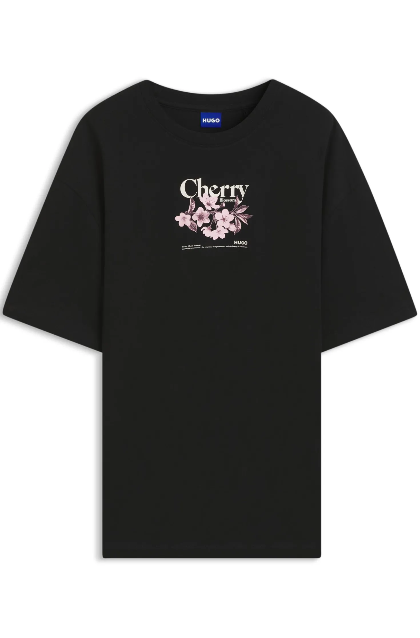 Cotton-jersey T-shirt with graphic print